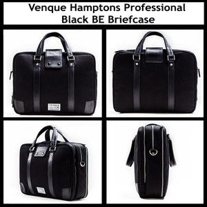 Venque Hamptons Professional Black BE Briefcase